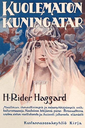 Kustannusosakeyhti&ouml; Kirja: H. Rider Haggard: Kuolematon kuningatar