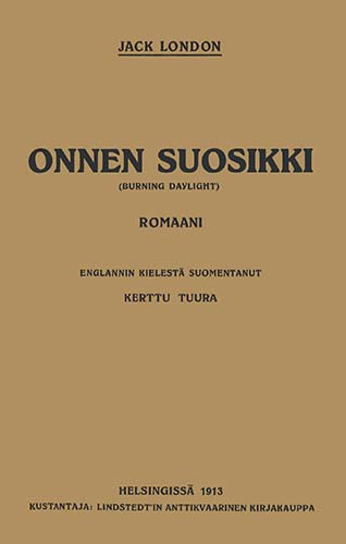 Jack London (Lindstedt'in Antikvaarinen Kirjakauppa): Onnen suosikki