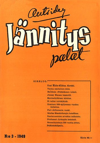 Outsider j&auml;nnityspalat 3/1949